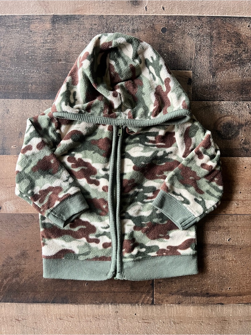 3/$15 ✨ Garanimals Baby Boy Full Zip Camo Hoodie | 3-6M